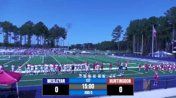 Highlights: Huntingdon College vs NC Wesleyan Football