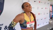 Jadyn Mays Takes #3 Seed for 200m Final & Breaks Down First Pro Year | Post-Race Interview 2026 USATF