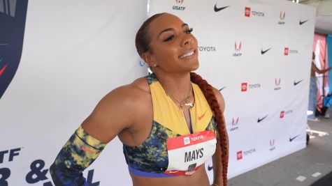 Jadyn Mays Takes #3 Seed for 200m Final & Breaks Down First Pro Year | Post-Race Interview 2026 USATF