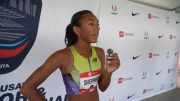 Paige Sheppard Talks Closing Fast, Building Confidence & U20 Goals | Post-Race Interview 2026 USATF