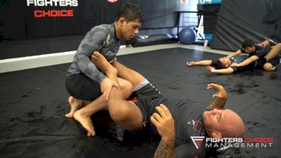 Mica Galvao & Cyborg Drill Open Guard Passing Sequences