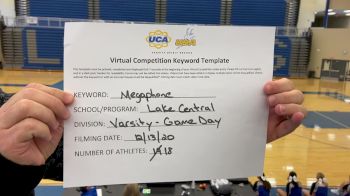 Lake Central High School [Game Day Varsity] 2020 UCA Virtual Regional