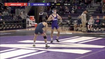 141 lbs, Alec McKenna (Northwestern) vs Abdullah Assaf (Illinois)