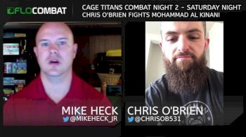 Chris O'Brien Fighting For More Than Glory At Cage Titans Combat Night 2