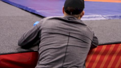 Views From The Corner: Mark Perry Coaching Thomas Gilman In Repechage