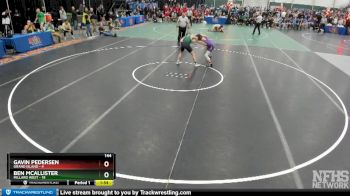 Ben McAllister&nbsp;&nbsp;over&nbsp;Gavin Pedersen