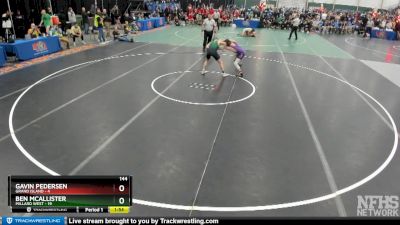 Ben McAllister&nbsp;&nbsp;over&nbsp;Gavin Pedersen