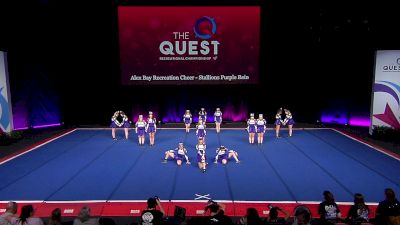 Alex Bay Recreation Cheer - Stallions Purple Rein [2022 L2 Performance Rec - 8-18 (NON) - Small Finals] 2022 The Quest