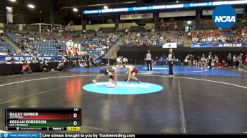157 lbs Prelim Round 1 - Bailey Gimbor, Kutztown vs Keegan Roberson, UNC Pembroke
