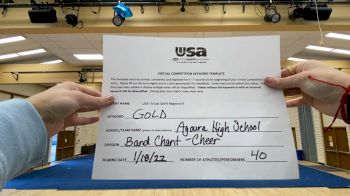 Agoura High School [High School - Band Chant - Cheer] 2022 USA Virtual Spirit Regional II