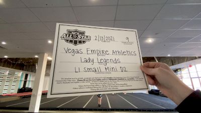 Vegas Empire Athletics - Lady Legends [L1 Mini - D2 - Small] 2021 NCA All-Star Virtual National Championship