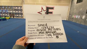 Fusion Allstars - Mini Mayhem [L1 Tiny - Novice - Exhibition] 2021 Varsity All Star Winter Virtual Competition Series: Event I