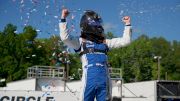 Landen Lewis Reacts After Coming From Rear To Score CARS Tour Caraway Win