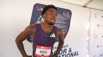 Khaleb McRae Secures #1 Seed For 400m Final, Reacts to World Record | Post-Race Interview 2026 USATF