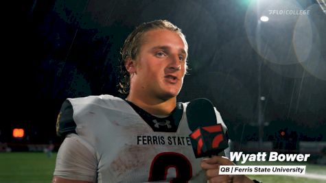 Ferris State's Wyatt Bower Post Game Interview After 33rd Win Over Central Washington