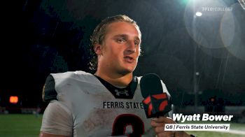 Ferris State's Wyatt Bower Post Game Interview After 33rd Win Over Central Washington