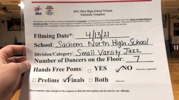 Sachem North High School [Virtual Small Varsity - Jazz Finals] 2021 NDA National Championship