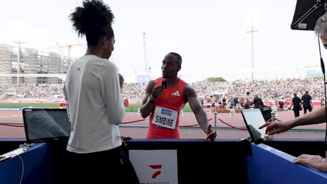 Akani Simbine wins the Rabat Diamond League Mens 100m
