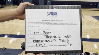 Thousand Oaks High School [Prop Varsity Finals] 2021 USA Spirit & Dance Virtual National Championships