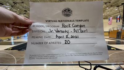 Rock Canyon High School [Virtual Junior Varsity Finals] 2021 UCA National High School Cheerleading Championship