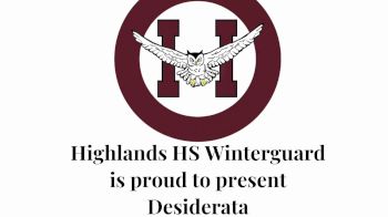 Highlands HS - Desiderata