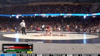 157 c, Kaleb Young, Iowa vs Steve Bleise, Minnesota