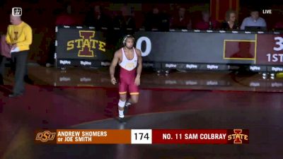 174 lbs Joe Smith, Oklahoma State vs Sammy Colbray, Iowa State