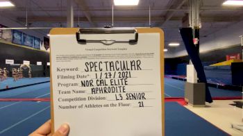 Nor Cal Elite All Stars - San Ramon - Aphrodite [L3 Senior] 2021 ATC International Virtual Championship
