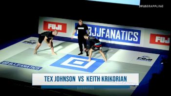 Aaron Tex Johnson vs Keith Krikorian BJJ Fanatics Submission Only Grand Prix