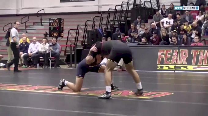 149 lbs, Malik Amine (Michigan) vs Alfred Bannister (Maryland)