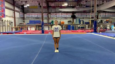 Kiara Hartel - Standing Tumbling [Level 4 - Week 3] 2020 Varsity TV Level Legacy Challenge