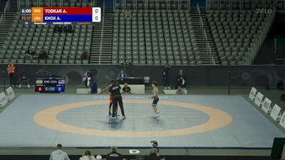 57 kg Repechage - Anthony Knox, USA vs Atish Todkar, IND