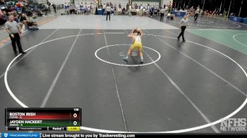 Jayden Hackert over Boston Irish