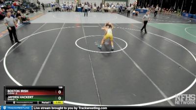 Jayden Hackert over Boston Irish