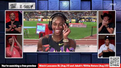 Kayla White Interview | 2026 Lausanne Diamond League