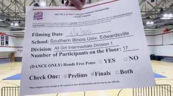 Southern Illinois University Edwardsville [Virtual Intermediate All Girl Division I Finals] 2021 NCA & NDA Collegiate Cheer & Dance Championship