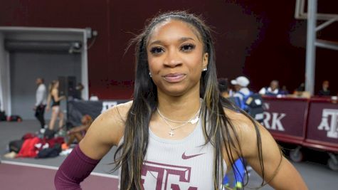 Texas A&M's Camryn Dixon After Sub-23 200m Prelim At SEC Indoors