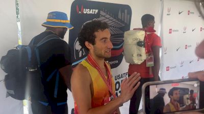 Nathan Mountain Breaks Down US Steeple Win, Barrier Collision, Evan Jager Advice & Pro Signing | Post-Race Interview 2026 USATF