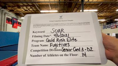 Gold Rush Elite - Fugitives [L3 Senior Coed] 2021 The Regional Summit Virtual Championships