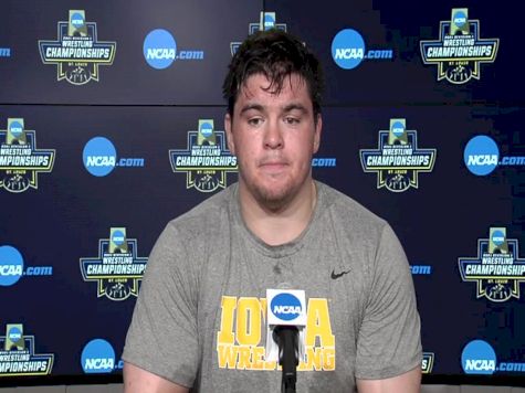 Anthony Cassioppi (Iowa) after placing third at the 2021 NCAA Championships