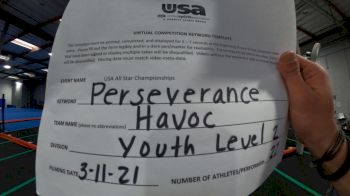 Cheerforce San Diego - CheerForce Havoc [L2 Youth] 2021 USA All Star Virtual Championships