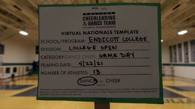 Endicott College [Virtual Open Dance Game Day Finals] 2021 UCA & UDA College Cheerleading & Dance Team National Championship