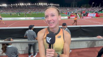 Femke Bol After Setting a Meet Record At The Lausanne Diamond League