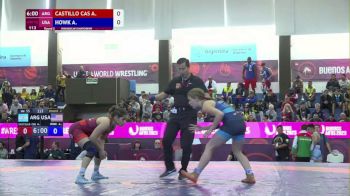 55 kg Round 2 - Alisha Howk, USA vs Adrianny Castillo, ARG