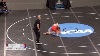 138 lb Semifinal, Claire DiCugno, North Central vs Haylie Jaffe, McKendree