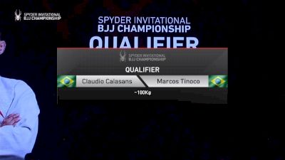 Claudio Calasans vs Marcos Tinoco 2019 Spyder BJJ Qualifier