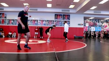 Mike Mal Talks With Mark Manning As Jordan Burroughs Works Out
