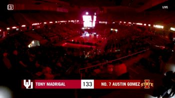 133 lbs Tony Madrigal, Oklahoma vs. Austin Gomez, Iowa State