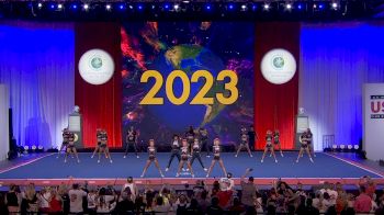 KC Cheer - FIERCE 5 [2023 L6 Senior Small Coed Semis] 2023 The Cheerleading Worlds
