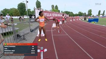 Shericka Jackson Pulls Up In Women's 200m, Julien Alfred Grabs Win At Gyulai István Memorial